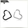 Pendientes de Acero Titanio Borsalina Joyería de Moda Combinable Pendientes Distintivos de Alambre Redondo Pendientes de Acero Inoxidable para Hombre