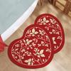 Alfombra Absorbente de Barro Diatomeo Antideslizante Felpudo Especial para Hogar Inodoro Baño Secado Rápido Amor Se Puede Cortar