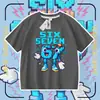 2026 Transfronterizo Roba un Cerebro Podrido Cerebro Podrido #67 Camiseta de Manga Corta para Niños y Niñas Camiseta Básica Casual
