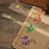 Marcadores de Metal con Forma de Hoja, Marcadores de Lectura para Estudiantes, Clips para Páginas, Regalos Navideños, Papelería Infantil, Premios, Recuerdos, Dropshipping