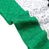 Bufanda Impresa de la Copa de Europa Fabricante Bufanda de Poliéster Personalizada para Aficionados al Fútbol Mundial Bufanda con Borlas Estampada para el Día Nacional