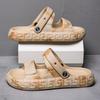 Sandalias de una palabra Sandalias Zapatos de playa para hombre Antideslizantes Sandalias de verano Pantuflas Zapatos Pantuflas Pantuflas Pantuflas Ropa exterior Zapatos con agujeros