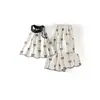 Traje de Verano 2026 Estilo Nuevo para Niñas Elegante Top Halter de Mariposa Pantalones Largos a la Moda Anti-Mosquitos Venta al por Mayor de Fábrica en Stock