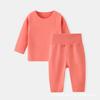Conjunto de Ropa Interior Térmica para Bebé para Otoño e Invierno, Conjunto Separado de Tops y Pantalones de Cintura Alta que Protegen el Vientre, Pijama para Recién Nacido