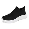 Sapatos Casuais Esportivos Masculinos Ultra Leves com Solado Macio, Sensação de Pisar em Pipoca, Absorventes de Choque, Sem Cadarço, Slip-on de Um Passo, Tamanho Grande, Respiráveis