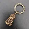 Lingote Pixiu Mono Regla Sun Wukong Bastón Mágico Calabaza de Cobre Hebilla Sun Wukong Llavero Colgante Estilo Chino