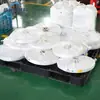 Filme para Barril de Alta Pressão Ultra-Estreito de PE Saco Plástico Transparente Longo Reto Bolso com Aba Plana de PE Saco Tubo Leve para Calças Filme em Rolo Personalização