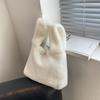 Bolsa de pelúcia outono e inverno bolsa feminina 2023 nova moda bolsa de mão all-match estilo ocidental bolsa peluda de mão de alta qualidade
