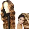 Europa y Estados Unidos nueva peluca femenina mecanismo seda de alta temperatura cabello largo rizado flequillo largo degradado fibra química gorro fabricantes en stock