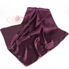 Bufandas de Color Sólido Nuevas para Primavera, Otoño e Invierno, Bufandas Cuadradas de 60 cm, Bufandas Decorativas Profesionales para Mujer, Bufandas Pequeñas de Satén al por Mayor, Bufandas