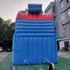 Tobogán Inflable y Piscina Combinados Dos en Uno, Instalaciones de Diversión Refrescantes para el Verano, Diseño de Escalón Antideslizante