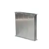 Tubería de Ventilación de Extracción de Humo de Incendio para Sótanos Soldada Rectangular Galvanizada de Fábrica de Shenzhen Hoja de Hierro Blanca Brida de Placa Común Conducto