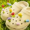 Nuevos Accesorios para Zapatos con Agujero Estéreo 3D Flor de Zapato de PVC Hebilla de Zapato Accesorios de Decoración de Planta y Flor en Stock Hebilla de Zapato