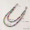 Cadena de Cintura de Bola de Diamante de Arcilla para Joyería de Exportación Transfronteriza Cadena de Pantalones Corporal Cadena de Cintura de Acero Inoxidable con Perlas Moda Nicho Hecha a Mano