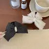 Pasador de Pelo de Lunares con Lazo Relleno Tridimensional, Pasador de Atmósfera Antigua, Nuevo Estilo Otoño e Invierno Pasador de Tiburón para la Parte Posterior de la Cabeza
