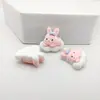 Acessórios de resina diy animal de desenho animado nuvem Urso coelho aplique de grampo de cabelo capa de celular fivela de sapato material de adesivo de geladeira