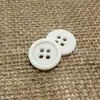 Botones de Resina de Cuatro Agujeros para Ropa, Zapatos, Sombreros, Guantes, Botones de Borde Fino de 15 mm para Puños, Botones de Resina para Ropa Infantil