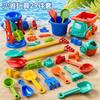 Coche de Juguete de Playa para Niños Bebé Agua Cavar Arena Herramienta Reloj de Arena Pala Cubo Playa Juego de Arena Traje Arena Piscina