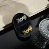 Anel Feminino Francês de Fita Irregular Amarrada com Zircônia Novo Estilo Totalmente Pavimentado Zircônia Quadrada de Corte Princesa Exquisito Versátil Aberto Ajustável
