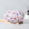 Gorro de ducha de una sola capa con borde sellado y estampado para mujer, Cubrecabeza impermeable para bañarse, Gorro anti-humo de cocina, Venta al por menor, Estampados aleatorios