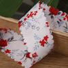 Cinta vintage con estampado de doble cara, ideal para hacer tú mismo, como lazo, accesorio para el cabello, ropa, zapatos y sombreros, para cajas de regalo, embalaje de flores.