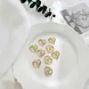 Acessórios de Joias Retrô Banhados a UV Colar Pingente DIY Brincos Coração Coração de Pêssego Pirulito Gato Cadeado Árvore