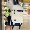 Nuevas Mochilas Escolares para Reducir la Carga de Estudiantes de Secundaria, Preparatoria y Universidad, Mochilas de Alta Calidad Estilo Universitario para Estudiantes de Secundaria
