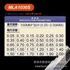 Calibrador de espesores 0.01-5mm calibrador de tapones regla de tapones medidor de espesores medidor de holgura herramienta de ajuste de válvulas MLA10