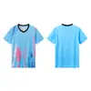 Vendas Diretas de Fábrica Novo Roupa Esportiva Top Manga Curta para Tênis de Mesa Badminton Vôlei Adulto Criança Suporta Impressão Treinamento Esportivo Dropshipping