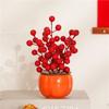 Pote de Caqui DIY Balde da Fortuna Enfeites Flores Artificiais Sala de Estar Mesa de Jantar Inauguração de Casa Caqui Desejoso Arranjo Decorativo Suprimentos