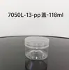 Botellas desechables listas para usar del fabricante, Latas de plástico transparente para envasado de vino y té con leche, Galletas, Latas selladas para alimentos