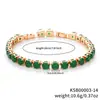 Pulsera Redonda Transfronteriza 6.0 con Cierre de Extensión Multicolor, Pulsera Colorida de Circonita de Alta Calidad para Mujer, Mayoreo