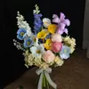 Temporada de Graduación Flores Artificiales Ramo de Graduación Universitaria Girasol Flores Falsas Materiales para Manualidades de Flores Artificiales Ramo de Mano para Temporada de Graduación