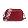 Bolsa de Cuero Genuino para Mujer de Comercio Exterior Transfronterizo con Correa Ancha para el Hombro, Nuevo Estilo Simple de Moda, Bolso Cruzado de Hombro Único, Bolso Cuadrado Pequeño de Piel de Vaca de Primera Capa
