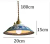 Luminária Pendente Minimalista Nórdica Digea para Quarto, Mesinha de Cabeceira, Estilo Criativo Creme para Sala de Jantar, Bar, Hall de Entrada, Pequena Luminária Pendente de Cerâmica
