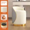 Silla de Maquillaje para Habitación de Niñas, Silla de Tocador Simple, Taburete Redondo de Lujo Ligero de Alta Gama para Manicure, Celebridad de Internet, para Uso en Casa