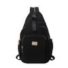 Comercio Exterior Transfronterizo Moda Femenina Casual Multifunción Gran Capacidad Bolsa de Pecho Tendencia Diseño de Personalidad Genial Bolsa de Color de Contraste