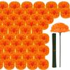 Halloween Transfronteiriço Cravo Cravo Lilás Diâmetro da Flor 6Cm9Cm Arranjo Floral Artificial Decoração de Celebração Fita