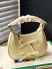 Bolso de Axila de Nicho Transfronterizo para Mujer 2026 Nueva Moda Elegante Bolso de Hombro Cruzado con Lazo Bolso Dumpling