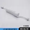 Pistola de Spray para Descarga de Vaso Sanitário Mangueira Pistola de Água para Descarga de Banheiro Mola Tipo Fio de Telefone Tubo Telescópico Estendido Tubo à Prova de Explosão de Alta Pressão