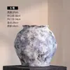 Jingdezhen Estilo Chino Nuevo Jarrón de Cerámica Rugosa Tarro de Cerámica Estilo Wabi-Sabi Decoración B&B Camuflaje Azul Adornos para Arreglos Florales