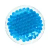Paquete de hielo unisex con perlas redondas de gel de color sólido, frío y caliente, protección para los ojos, paquete de hielo caliente para la cara, reutilizable.