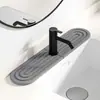 Almohadilla para grifo con ranura de retorno transfronteriza, barro de diatomeas, absorción de agua, secado rápido, almohadilla dura, fregadero de cocina y baño, almohadilla para lavarse las manos
