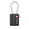 Candado de Código Autorizado Auténtico de Material ABS, Código de Aduanas TSA, Anticorte, Antirrobo, Candado de Código para Maleta con Cable de Acero, Candado de Regalo