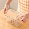 Refrigerador Caja de Almacenamiento para Puerta Interior Compartimento Clasificación Estante de Almacenamiento Caja para Conservación de Alimentos Verduras Caja de Almacenamiento para Cebolla Jengibre Ajo