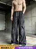 Pantalones Casuales Rectos Tie-dye de Hip Hop Americano Transfronterizos para Hombre, Pantalones Largos Sueltos, Estilo Juvenil Moderno, Venta al por Mayor