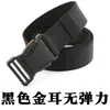 Cinturón Táctico de Lona para Hombre Cinturón Tejido de Nylon Cinturón Casual Versátil Cinturón para Estudiante Entrenamiento Militar Ropa de Trabajo Exterior