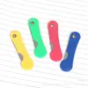Tablero de Papelería para Estudiantes Cuchillo de Mango de Plástico Montado en Tablero Mini Portátil Plegable Cuchillo de Utilidad Cuchillo para Lápices 12 Piezas/Papelería al por Mayor