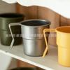 Taza de Cerveza de Acero Inoxidable para Exteriores Picnic Camping Taza de Café Portátil Camping Shira Mug Picnic Exterior Salsa para Dipear