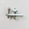Acessórios para máquina de tampografia Mandril para máquina de tampografia Mandril de posição do cartão Mandril fixo Mandril em T Clipe de posicionamento de ferro de travamento